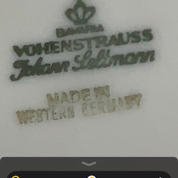 Made in Western Germany Johann Seltmann Vintage 1960s Bavarian Crawfish Plate - Picture 2 of 7